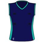  - Netball V-neck Top (Sleeveless)