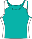  - Pro Vest Back Netball Top