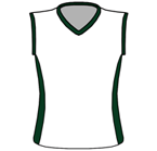  - Netball V-neck Top (Sleeveless)