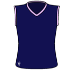  - Netball V-neck Top (Sleeveless)