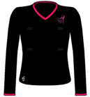  - Netball V-neck Top (Long Sleeve)