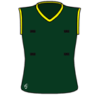 With velcro - Netball Top (Sleeveless)