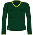 With velcro - Netball Top (Long Sleeve)