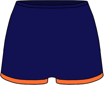 Navy - Netball Mini Shorts