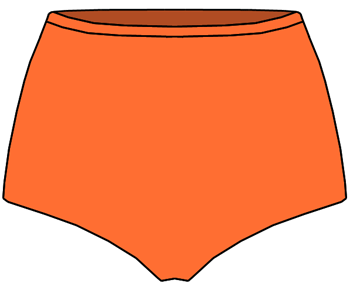 Orange - Netball Knickers