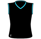  - Netball V-neck Top (Sleeveless)