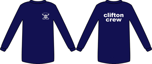 Navy Crew - Cotton Long Sleeve Unisex T shirt