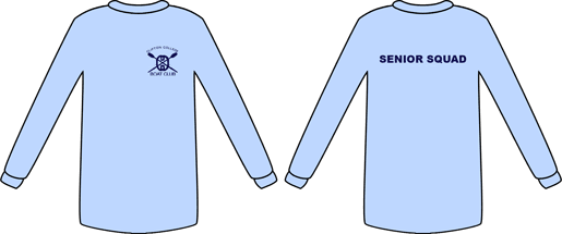 Sky Senior Squad - Cotton Long Sleeve Unisex T shirt