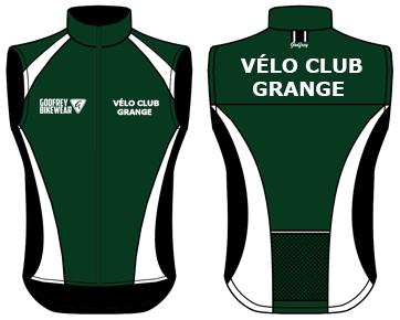  - Custom Full-Zip Cycling Gilet (fleece lining)