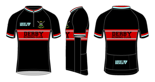 Black  - Custom S/S Classics Neck-Zip Cycling Jersey