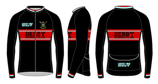 Black  - Custom L/S Full-zip Cycling Jacket