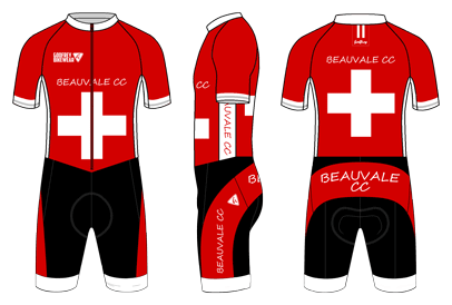  - Custom Front-Zip Cycling RaceSuit