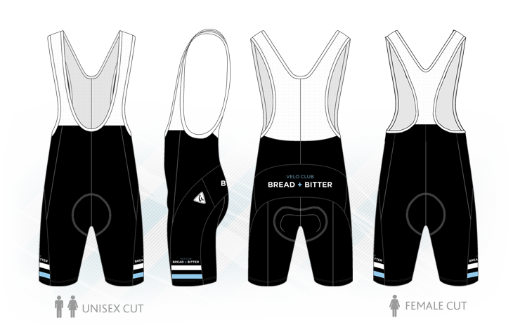 Black - Custom Cycling Bib Shorts