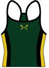  - Green - Custom Strappy Singlet