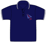 Navy - Tipped Polo Shirt