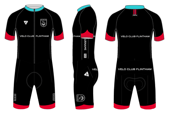 Black - Custom Front-Zip Cycling RaceSuit