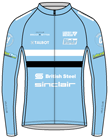 Blue - Custom L/S Classics Full-Zip Cycling Jersey