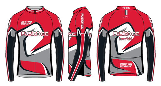  - Custom L/S Lightweight Full-Zip Cycling Jersey