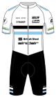 White - Custom Front-Zip Cycling RaceSuit