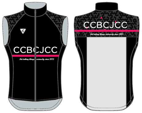 Design 2 - Custom Full-Zip Cycling Gilet (Unlined)