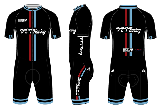  - Custom Front-Zip Cycling RaceSuit