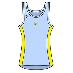  - Sky - Custom Racerback Singlet