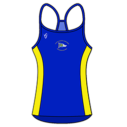  - Royal - Custom Strappy Singlet