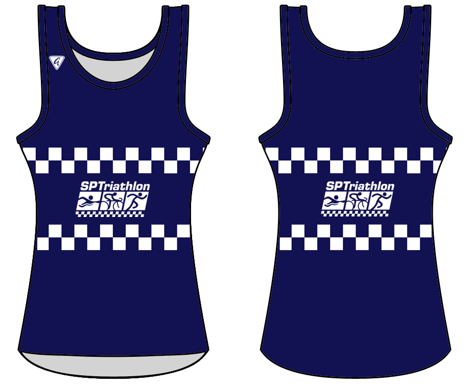 Navy - Custom Running Vest