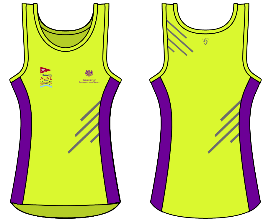 Be Seen Vest Back - Custom Singlet