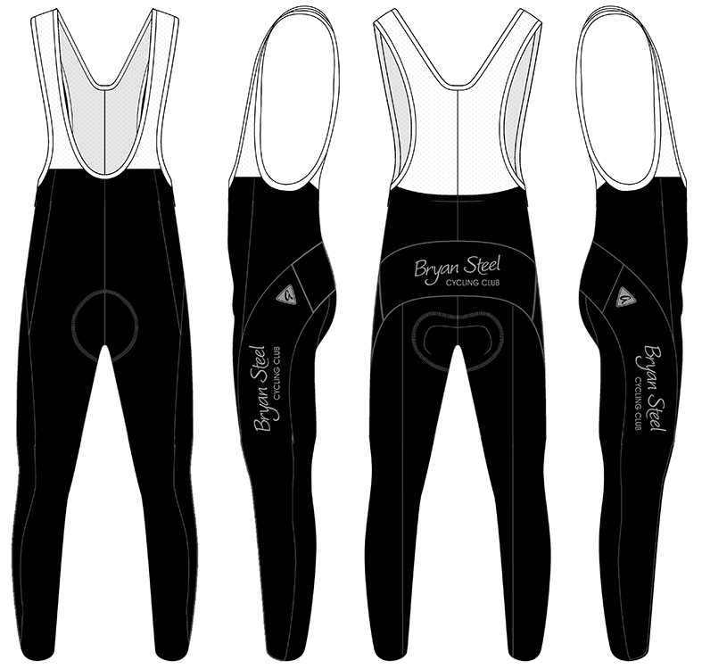  - Custom Cycling ThermoStretch Bib Leggings