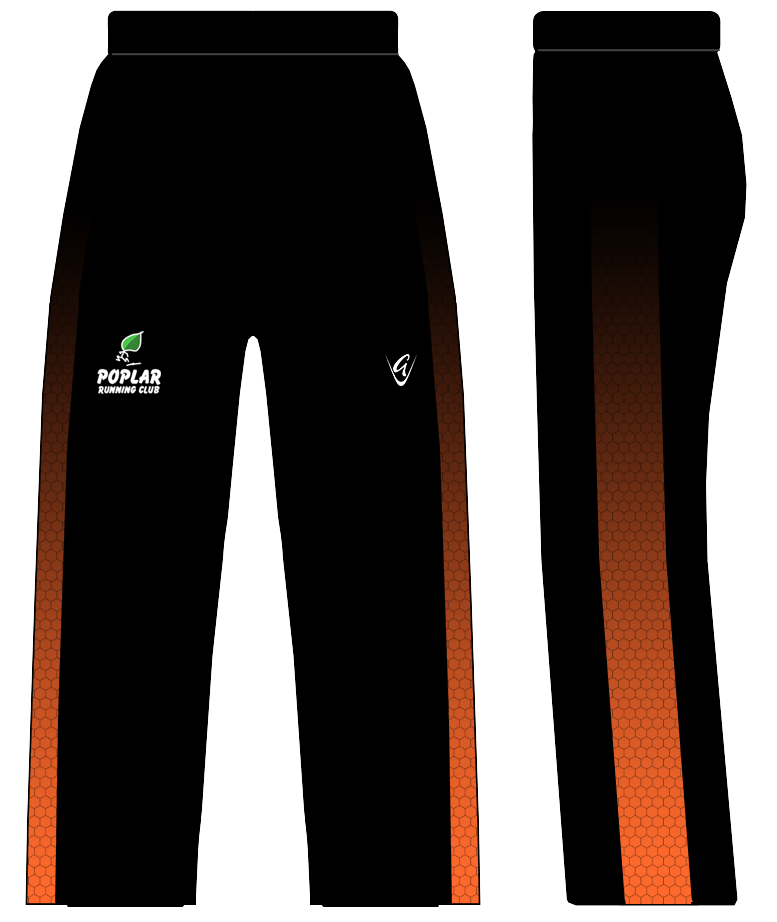 1-Logo Right Leg - Custom Trackies