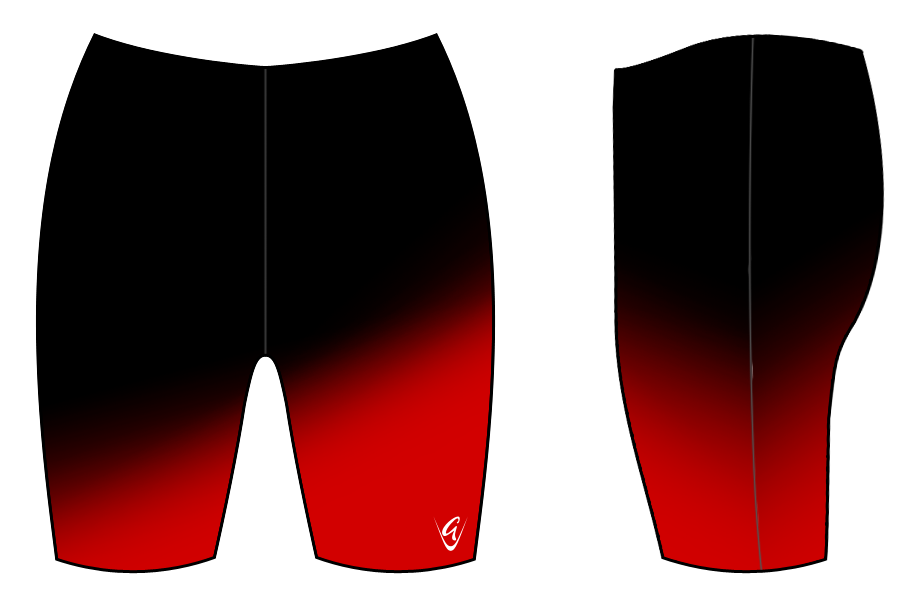 Red Fade - Custom Shorts