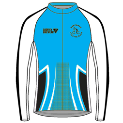 Blue - L/S Classics Full-Zip Cycling Jersey