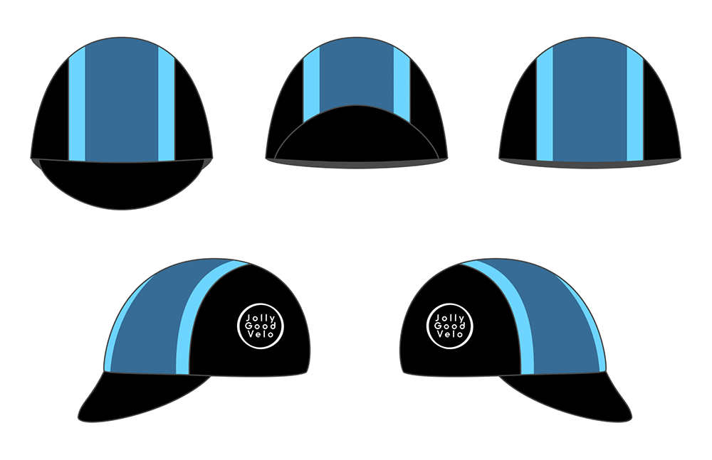Blue Stripe - GS-Lite Cycling Cap