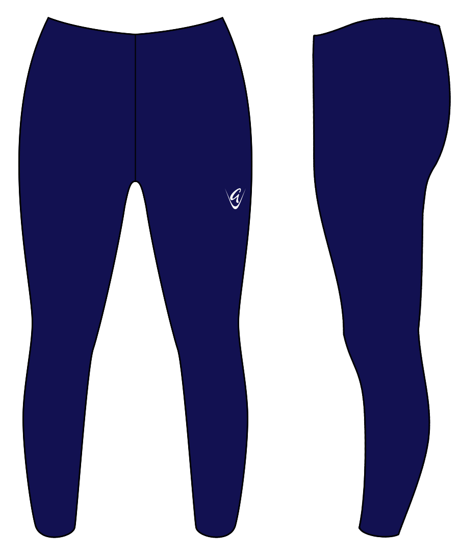 Plain Navy - Custom Leggings