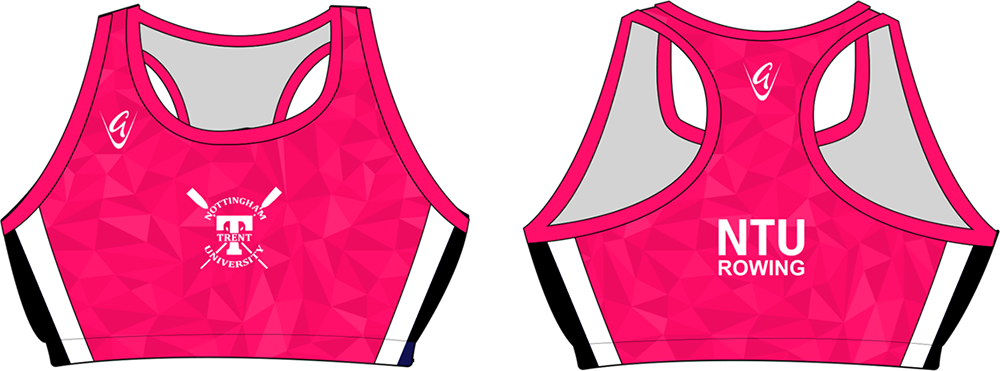 Pink Pattern - Pro Crop Top