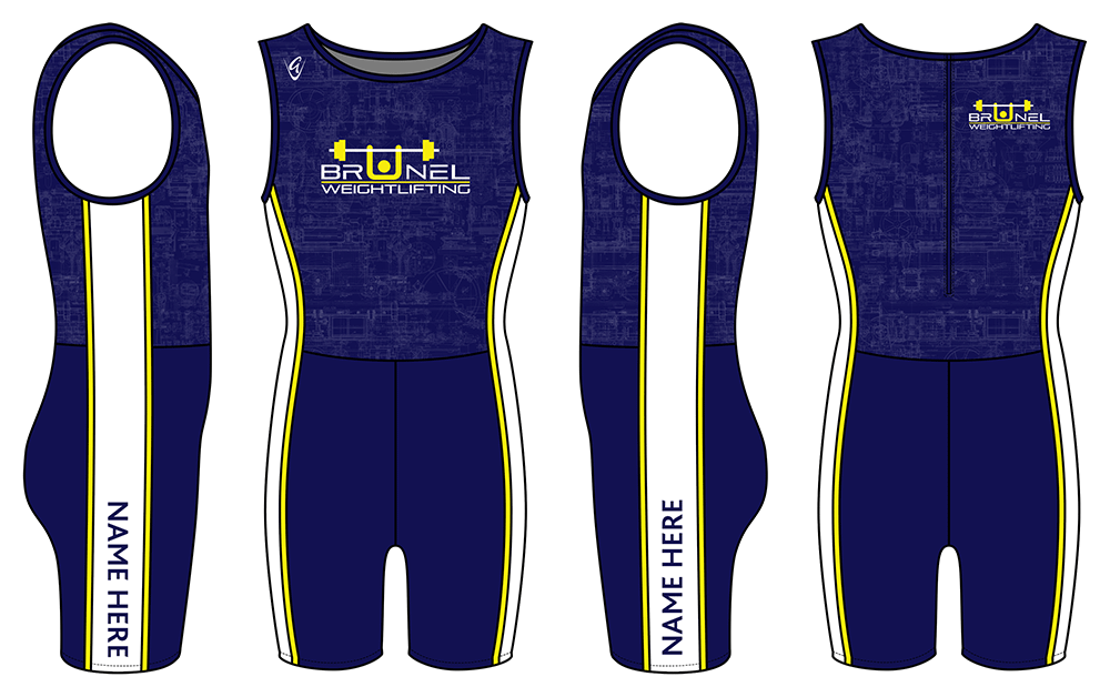 Design 01a - Custom Weightlifting Suit