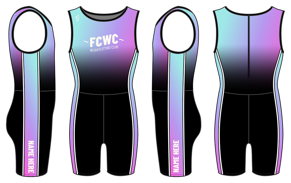 Design 2 - Custom Weightlifting Suit