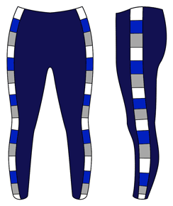 Block side stripes - Custom Leggings