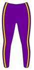 Purple with three stripes - Custom Leggings
