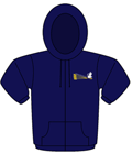 Navy - Zip Hoodie