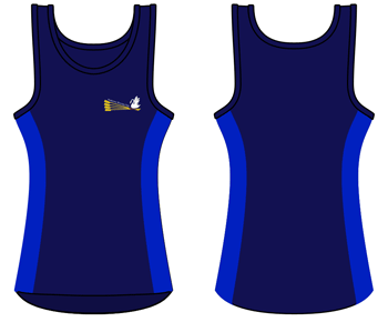 Navy - Custom Singlet