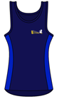 Navy - Custom Racerback Singlet