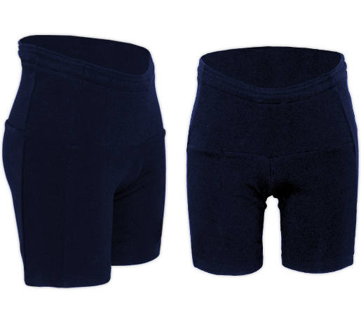 Essentials Navy High Back Shorts