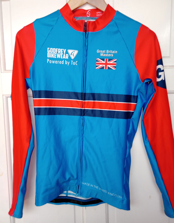 GB Cycling 2015 Jersey - L/S Race Fit Small Men's