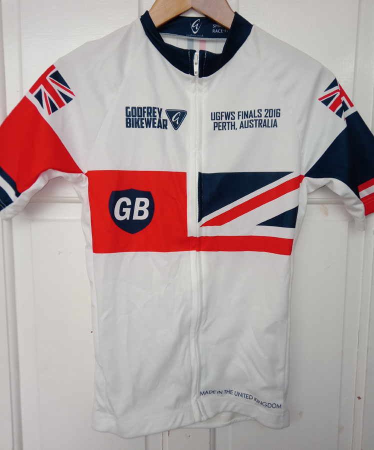 GB Cycling 2016 Lightweight Club Fit Jersey Men's Medium