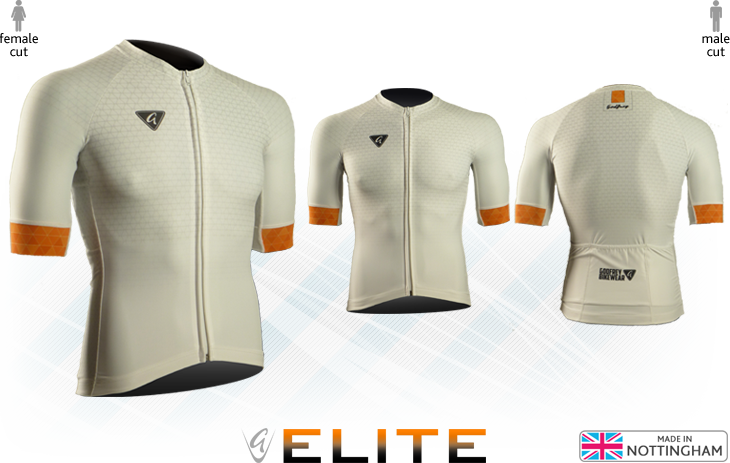 White S/S Elite Cycling Jersey